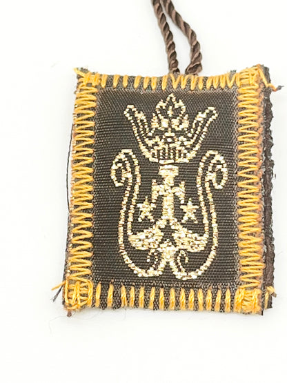 Our  Lady of Mount Carmel Brown Scapular 1 1/2"