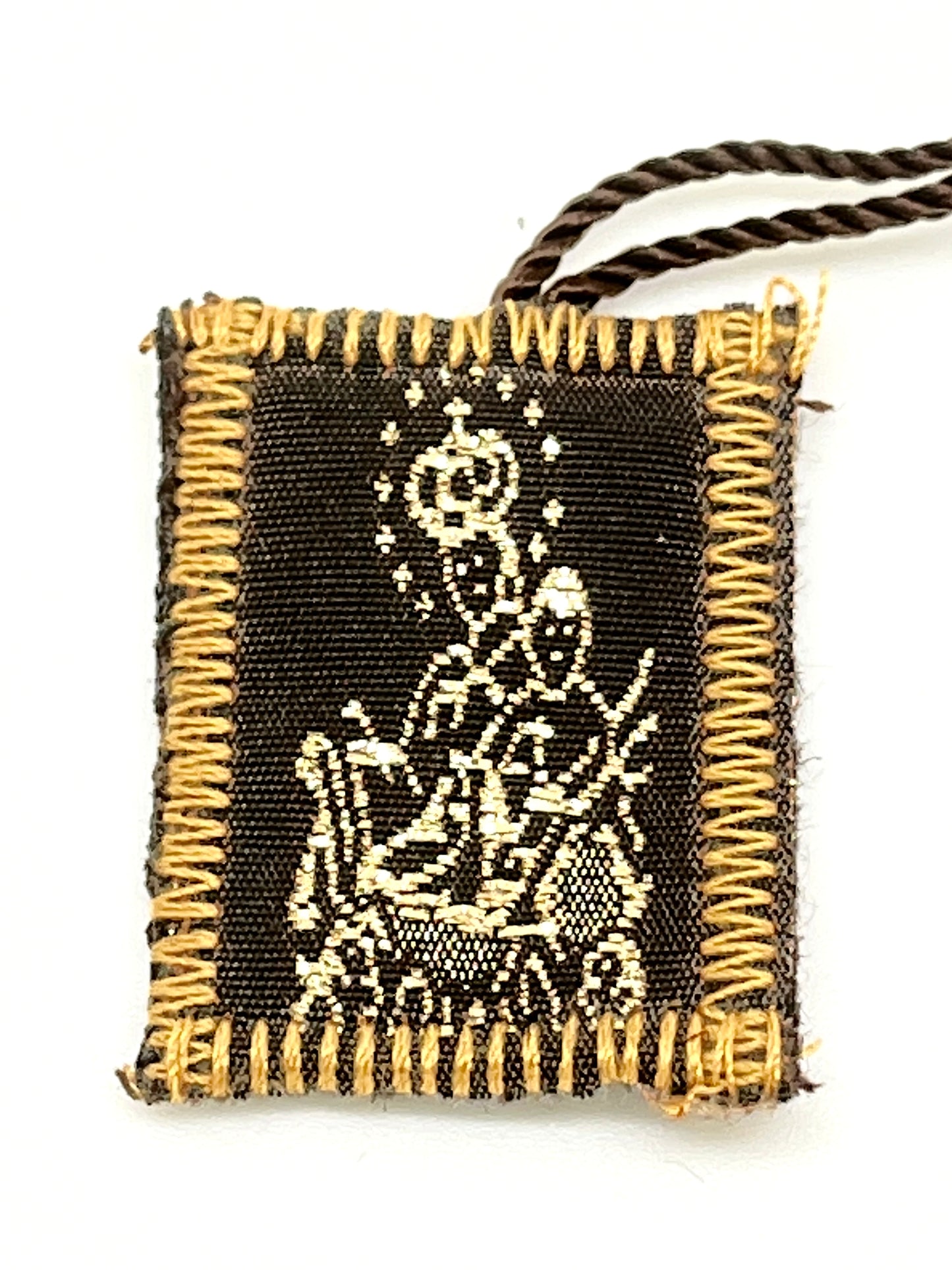 Our  Lady of Mount Carmel Brown Scapular 1 1/2"