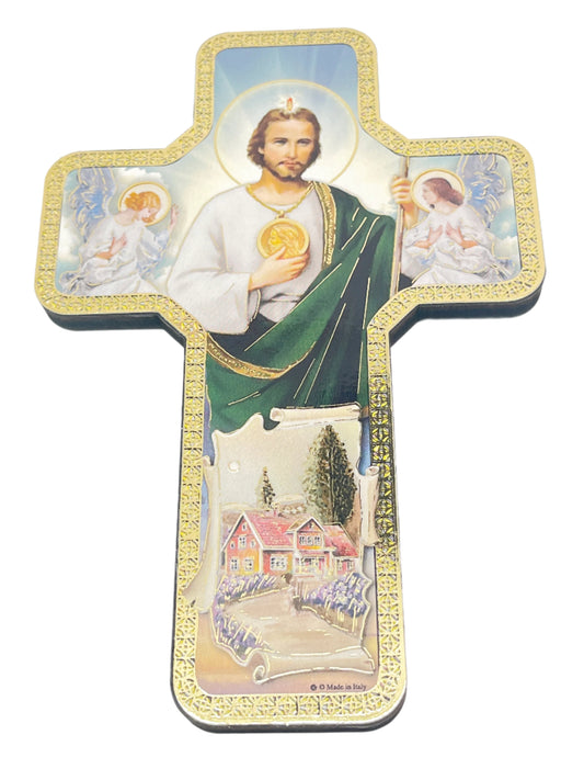 Saint Jude Home Blessing Crucifix 7"