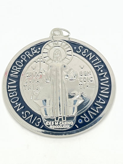 Multi Color Saint Benedict Medal 3 1/2"