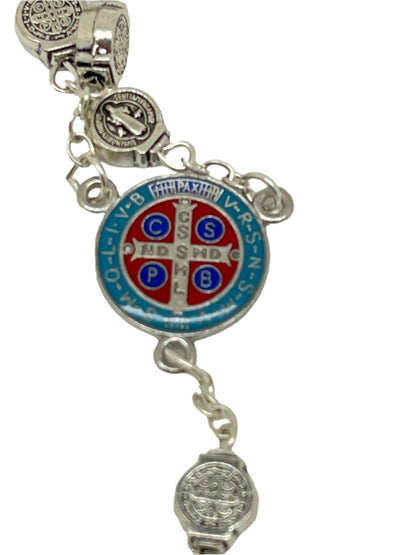 Color St. Benedict Rosary 23"