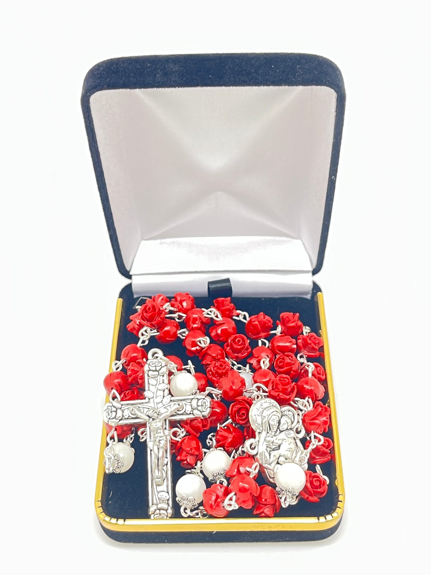 Red Rose Bouquet Rosary