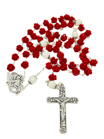 Red Rose Bouquet Rosary