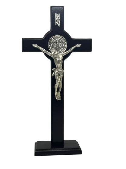 Saint Benedict Standing Crucifix  11"