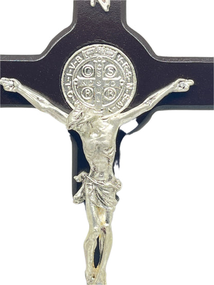 Saint Benedict Standing Crucifix  11"