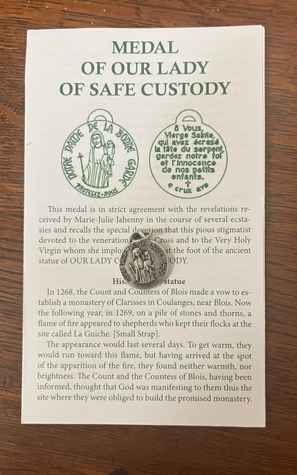 Our Lady of the Guard ( Notre Dame Bonne Garde) Medal