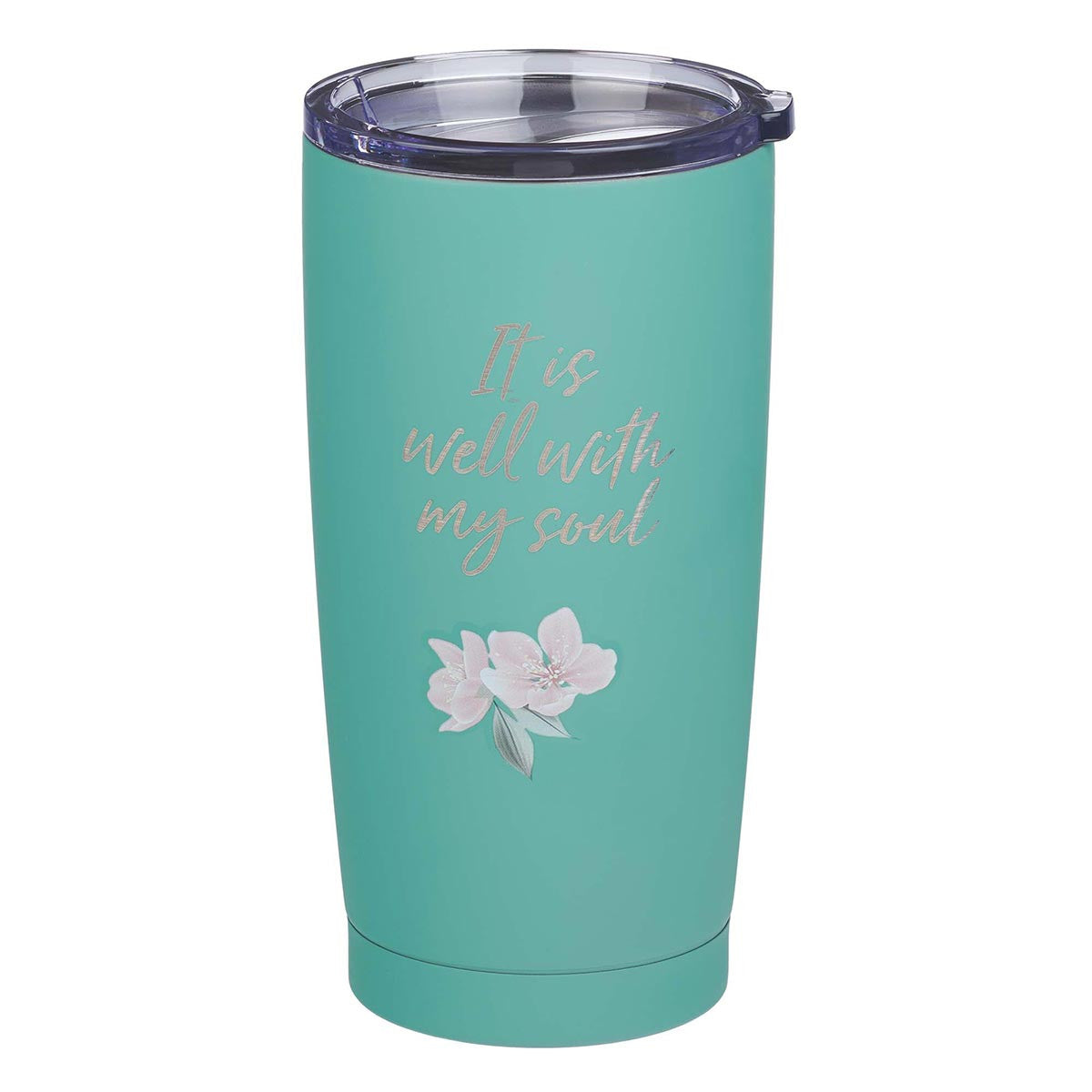 "It Is Well with My Soul" Stainless Steel Travel Tumbler 18oz - Unique Catholic Gifts