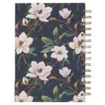 Strength and Dignity Blush Magnolia Large Wirebound Journal - Proverbs 31:25