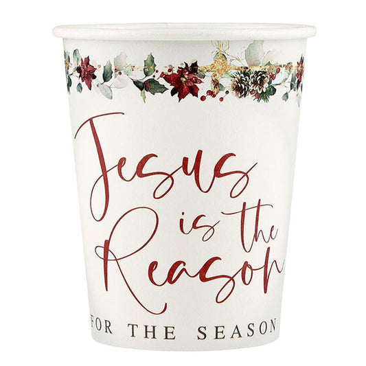 Jesus is the Reason Paper Cups ( 10 Cups)