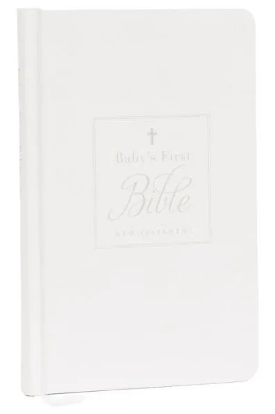 KJV, Baby's First New Testament, Hardcover, White, Red Letter, Comfort Print: Holy Bible, King James Version by Thomas Nelson - Unique Catholic Gifts