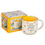 Kind words are like Honey, Sweet to the Soul Ceramic Mug  Proverbs 16:24 - Unique Catholic Gifts