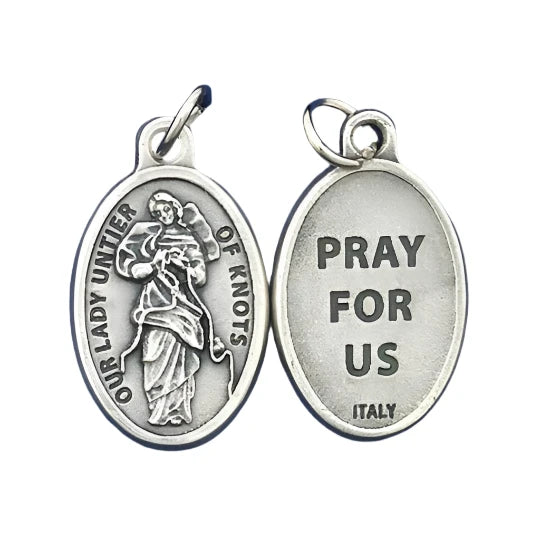 Lady Untier of Knots Pray for Usl Oxi Medal 1" - Unique Catholic Gifts