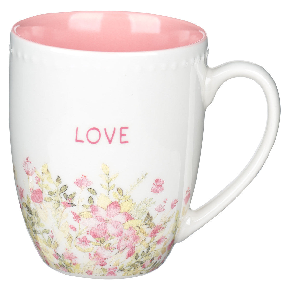 Faith Hope and Love Petite Floral Mug Set - Unique Catholic Gifts