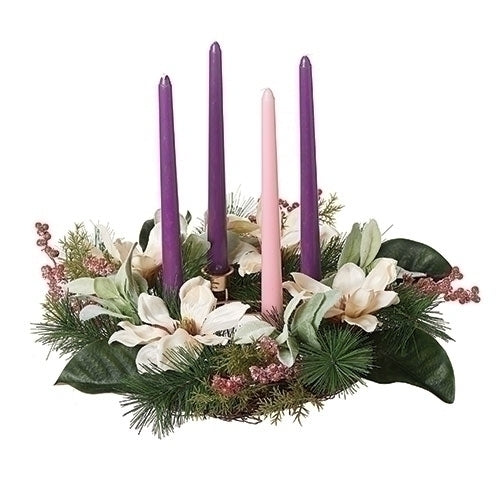 Magnolia Christmas Table Wreath 16" - Unique Catholic Gifts