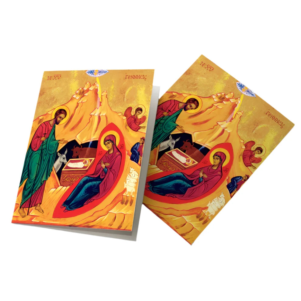 Manger Scene Icon - Spirit of Christmas Cards ( 20 )