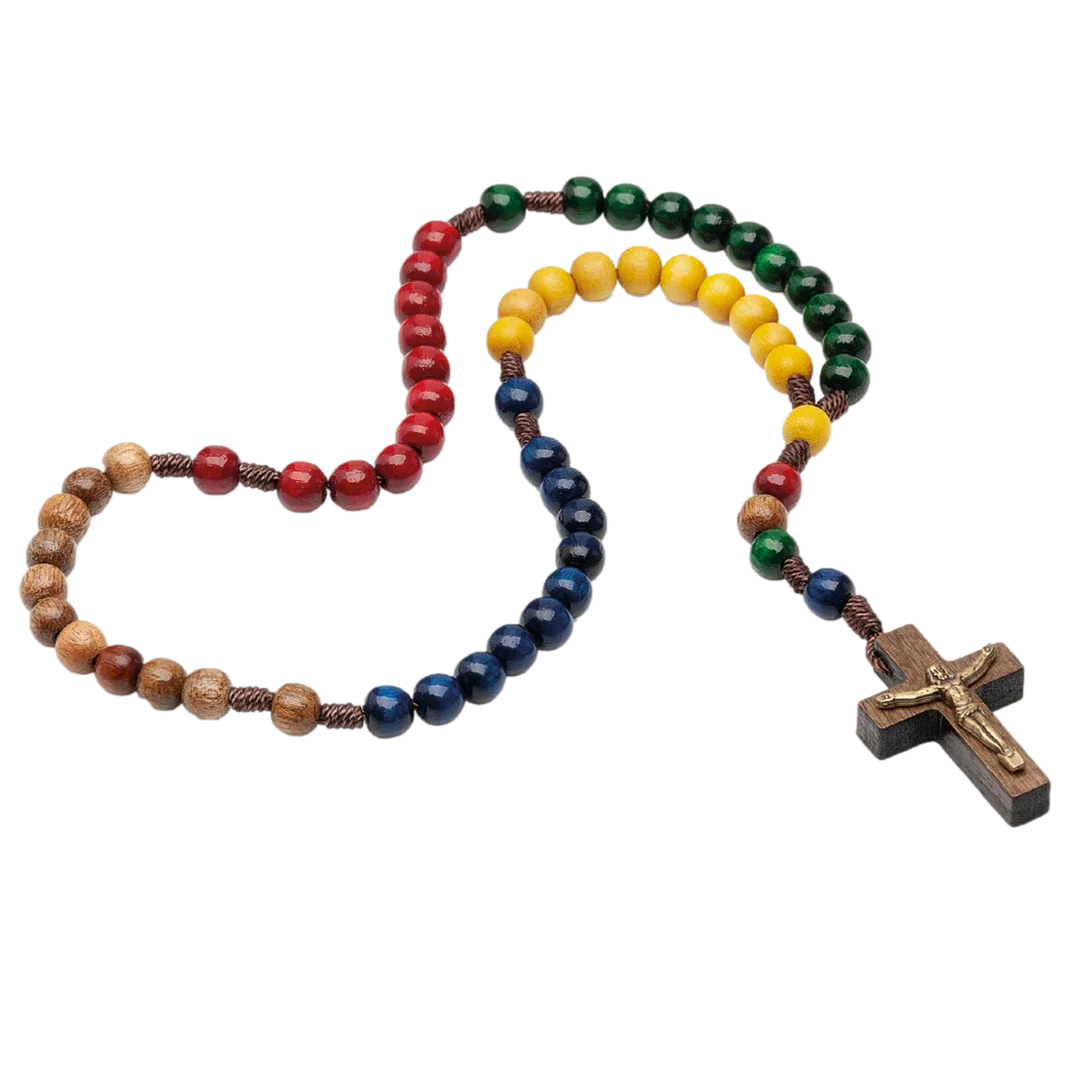 Missionary Rosary with Wood Crucifix 6MM - Unique Catholic Gifts