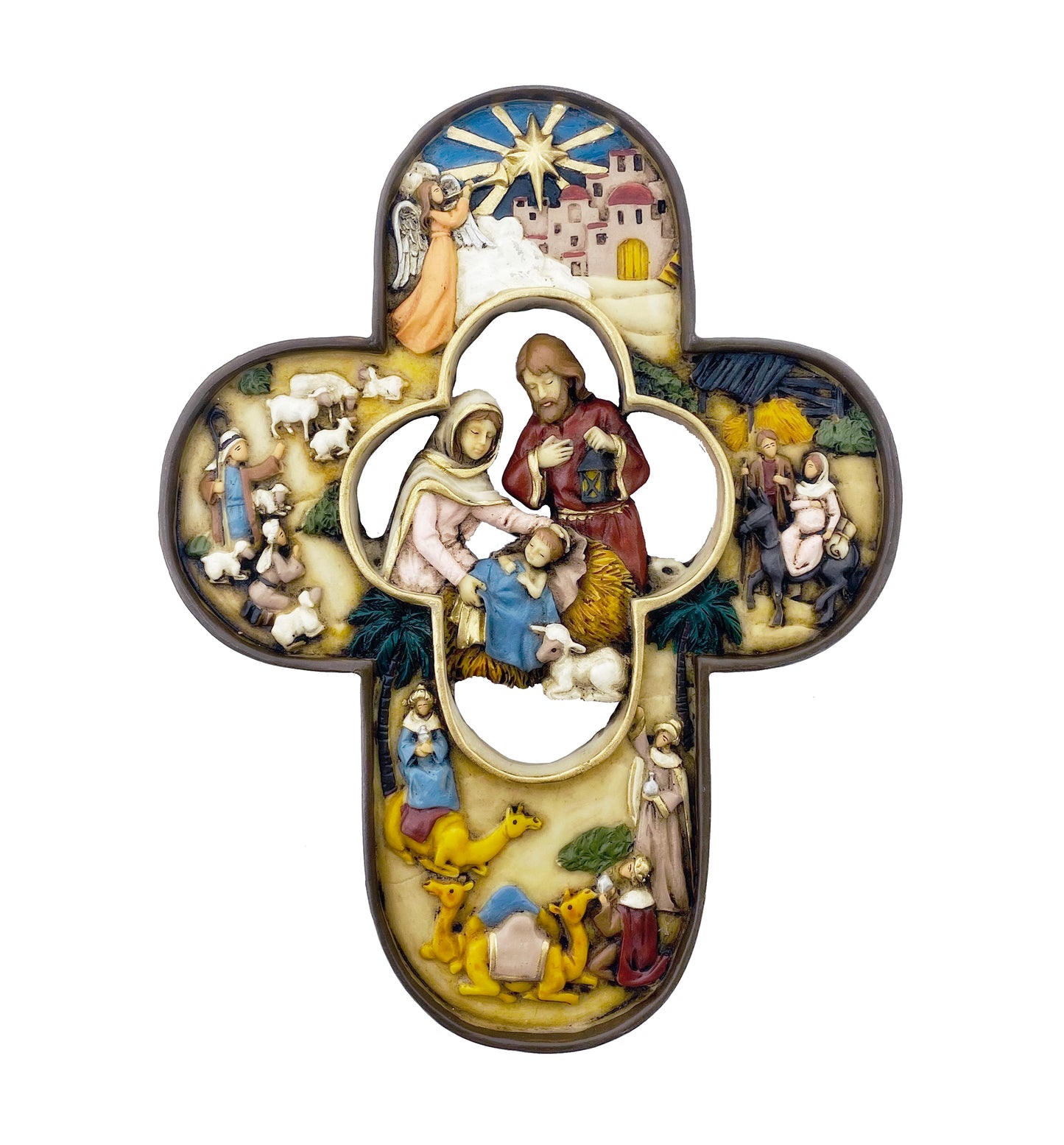 Christmas Cross Medium - Unique Catholic Gifts