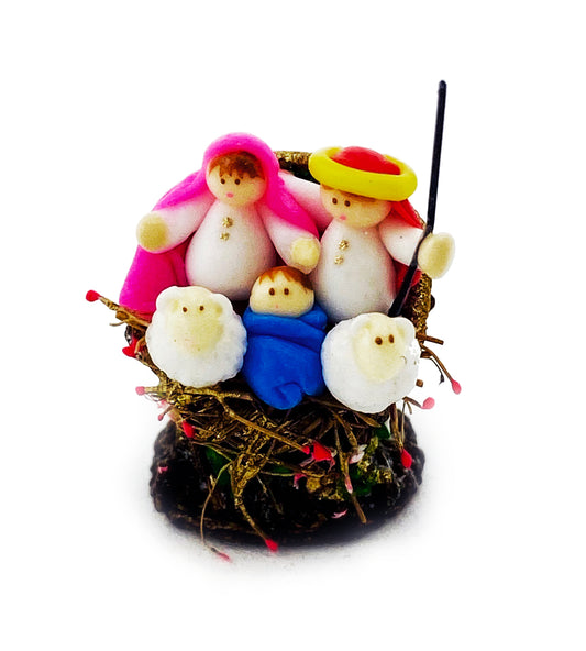 Nativity Mini Eucalipto  - 1 in. - Unique Catholic Gifts