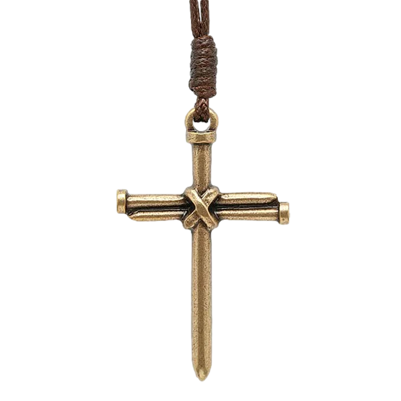 Nail Cross Necklace - Unique Catholic Gifts