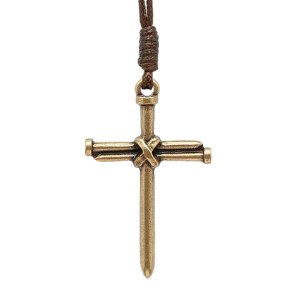 Nail Cross Necklace - Unique Catholic Gifts