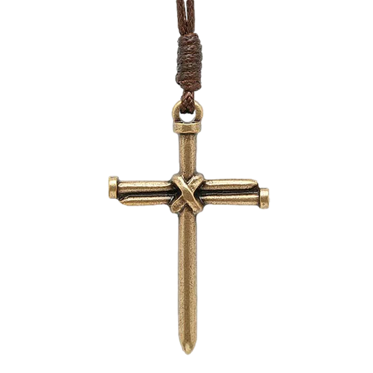 Nail Cross Necklace - Unique Catholic Gifts