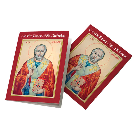 On the Feast of St. Nicholas - St Nicholas Feast Day Card