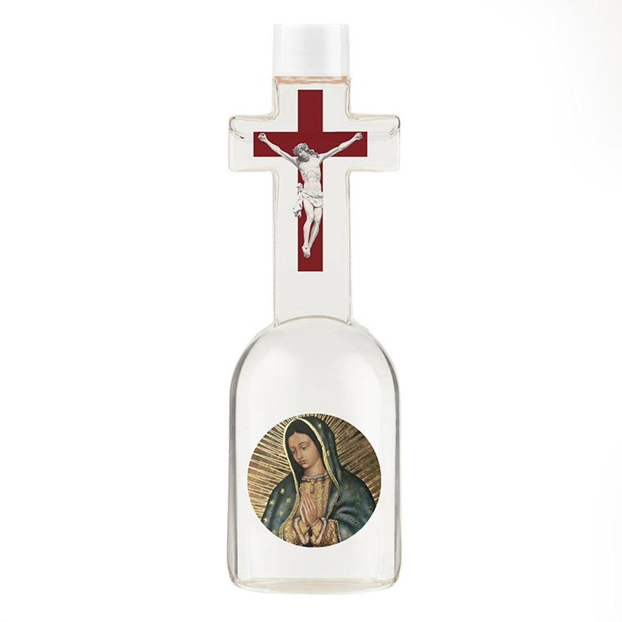 Our Lady Of Guadalupe Ornate Holy Water Bottle 6 oz