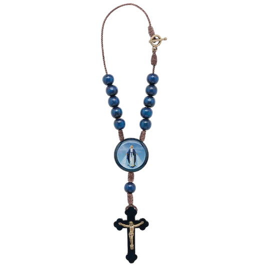 Our Lady of Grace Auto Rosary - Unique Catholic Gifts