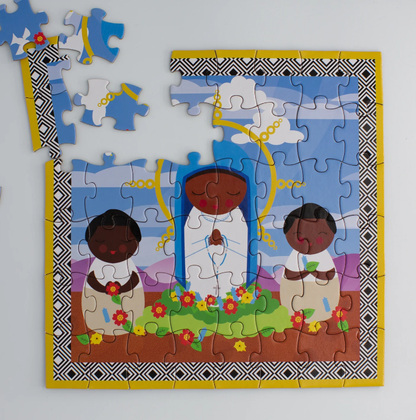 Our Lady of Kibeho Mini Puzzle - Unique Catholic Gifts