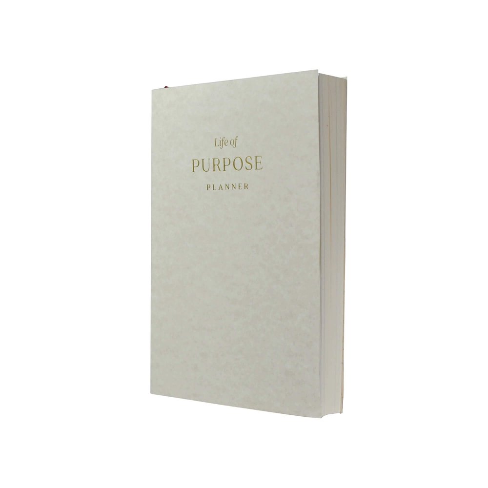 Life of Purpose Planner - Brown Leather Sleeve - Unique Catholic Gifts