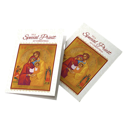 To a Special Priest at Christmas - Priest Christmas Card