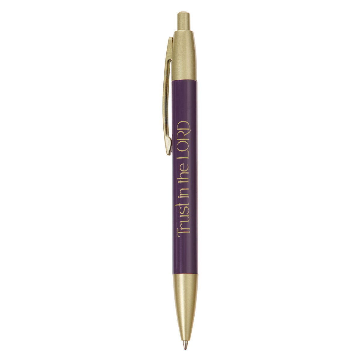 Trust in The Lord Purple Gift Pen - Proverbs 3:5 - Unique Catholic Gifts