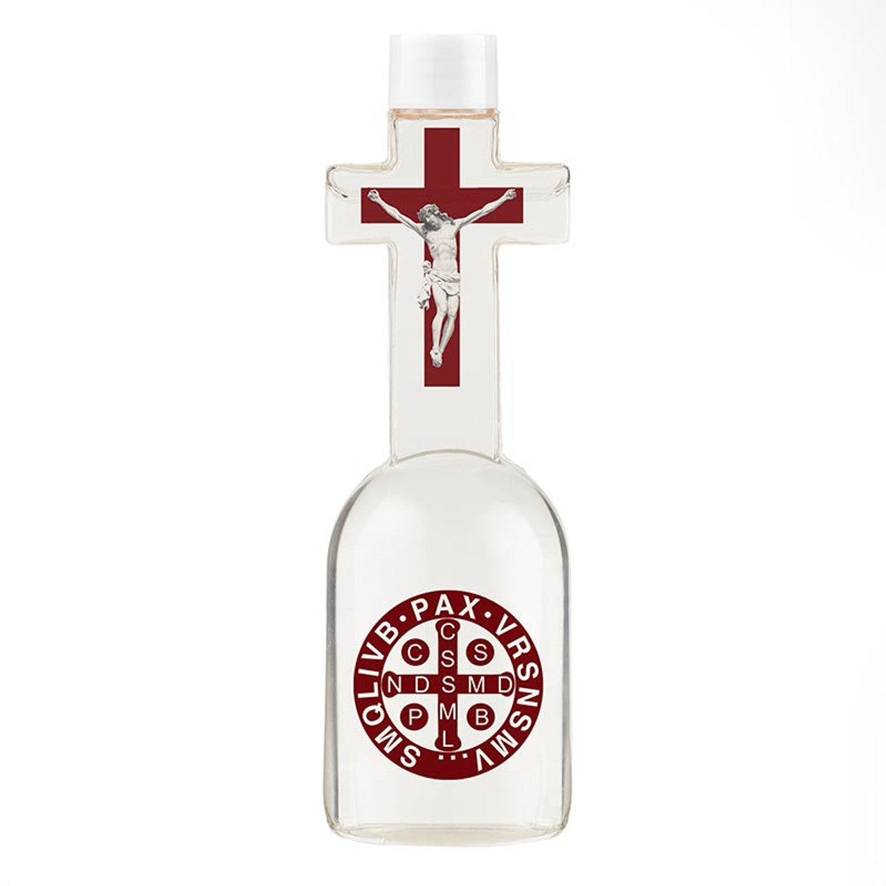 Saint Benedict Ornate Holy Water Bottle 6 oz