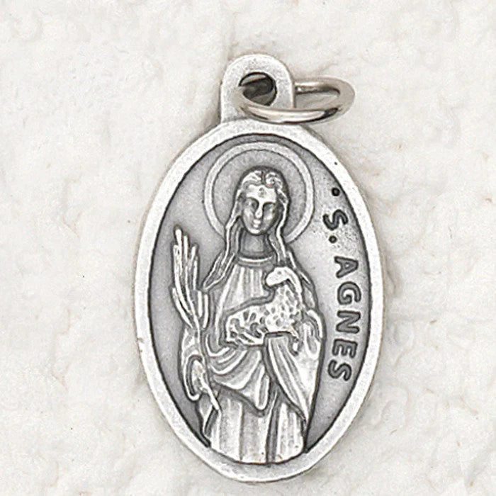 St. Agnes Oxi Medal - Unique Catholic Gifts