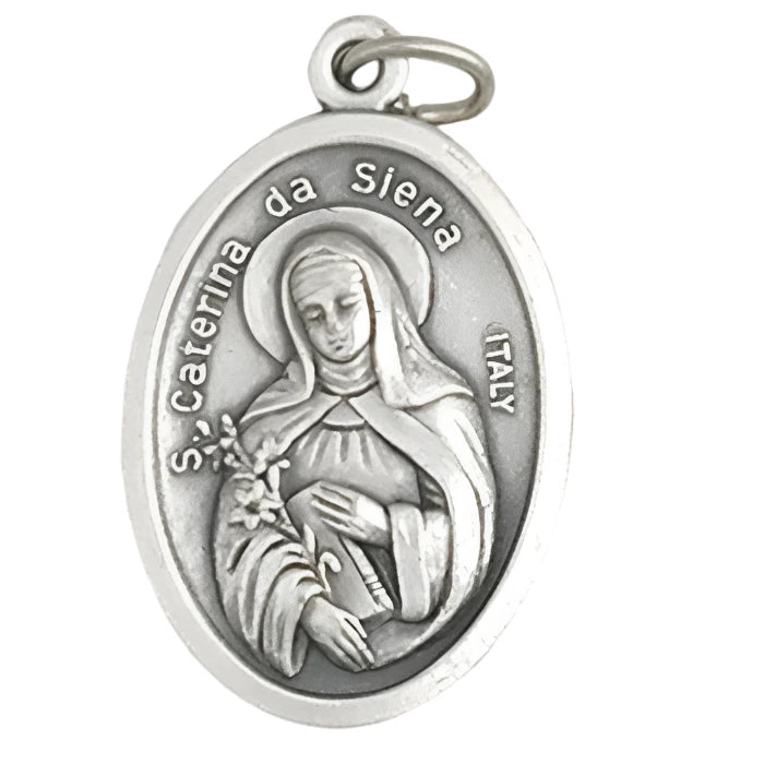 St. Catherine of Siena Oxi Medal 1" - Unique Catholic Gifts