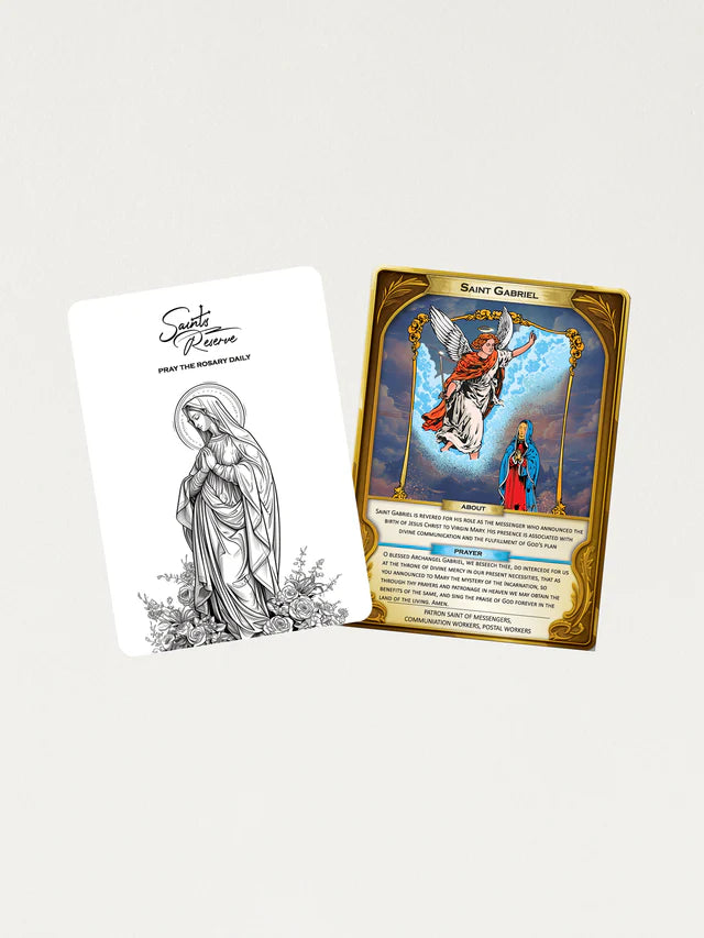 St. Gabriel Holograph Prayer Card