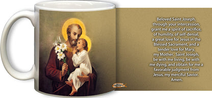 St. Joseph Prayer Mug - Unique Catholic Gifts