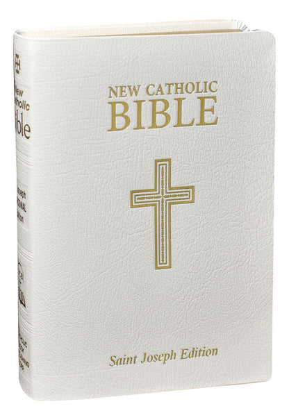 St. Joseph New Catholic Bible (Gift Edition-Personal Size) White - Unique Catholic Gifts