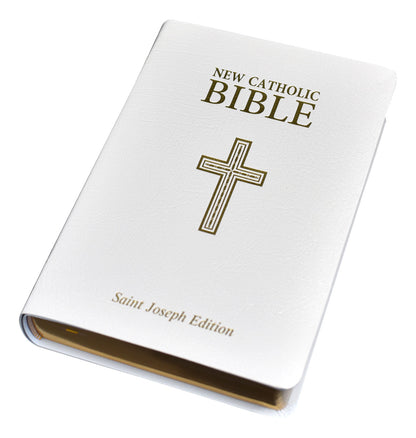 St. Joseph New Catholic Bible (Gift Edition-Personal Size) White - Unique Catholic Gifts