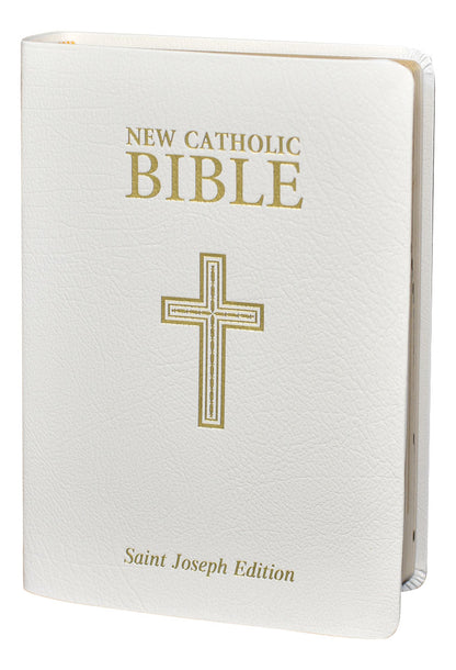 St. Joseph New Catholic Bible (Gift Edition-Personal Size) White - Unique Catholic Gifts