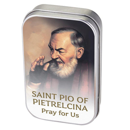 St. Padre Pio Pen and Paper Prayer Box