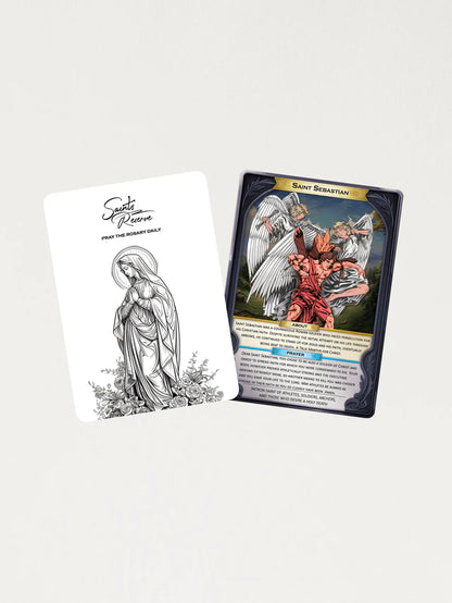 St. Sebastian Holograph Prayer Card