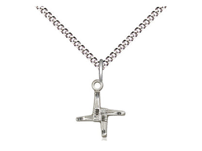 St Brigid Cross Medal 1/2" - Unique Catholic Gifts