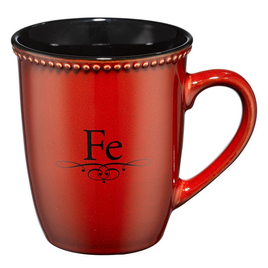 Taza roja Fe