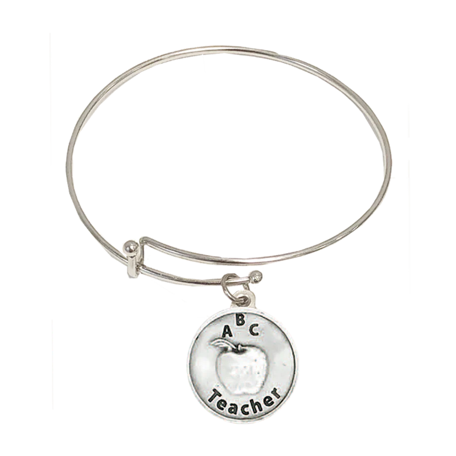 Teacher Bangle Bracelet - Unique Catholic Gifts