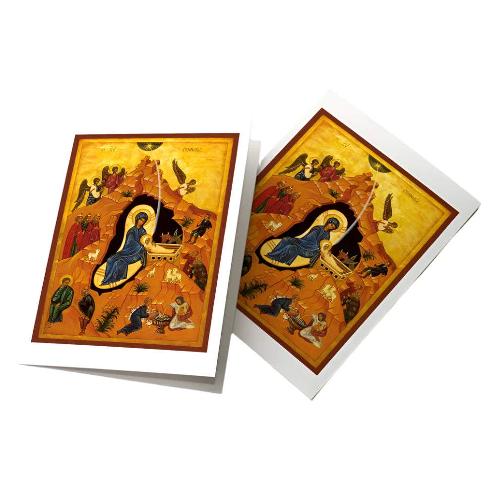 The Nativity - Icon Greeting Cards ( 20 )