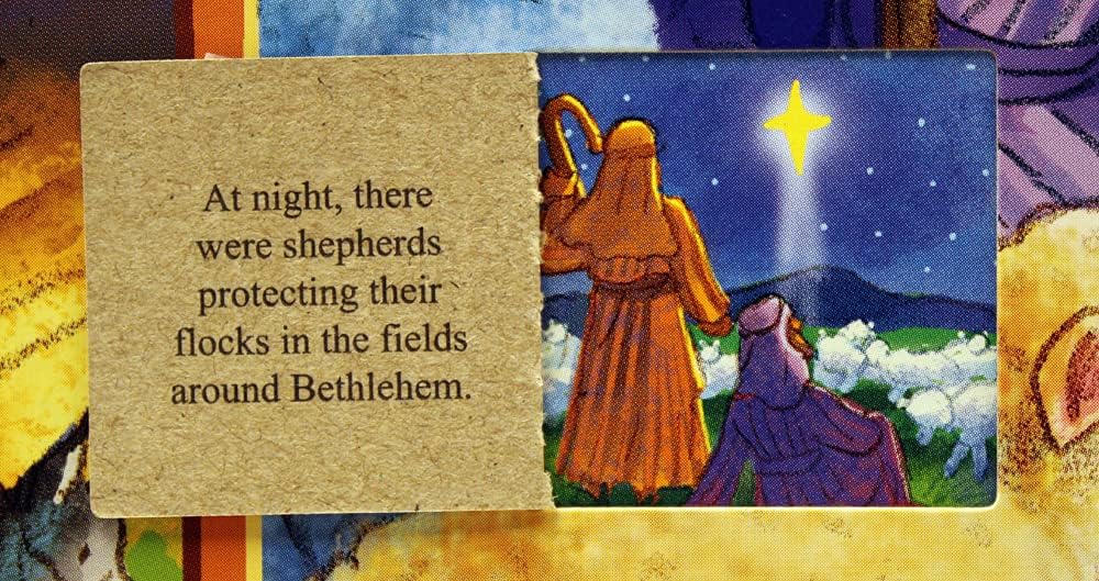 The Nativity Story Advent Calendar (Countdown to Christmas) with Bible Text