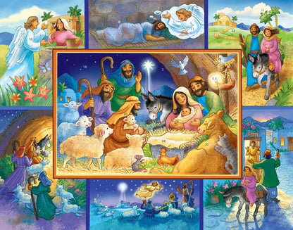 The Nativity Story Advent Calendar (Countdown to Christmas) with Bible Text