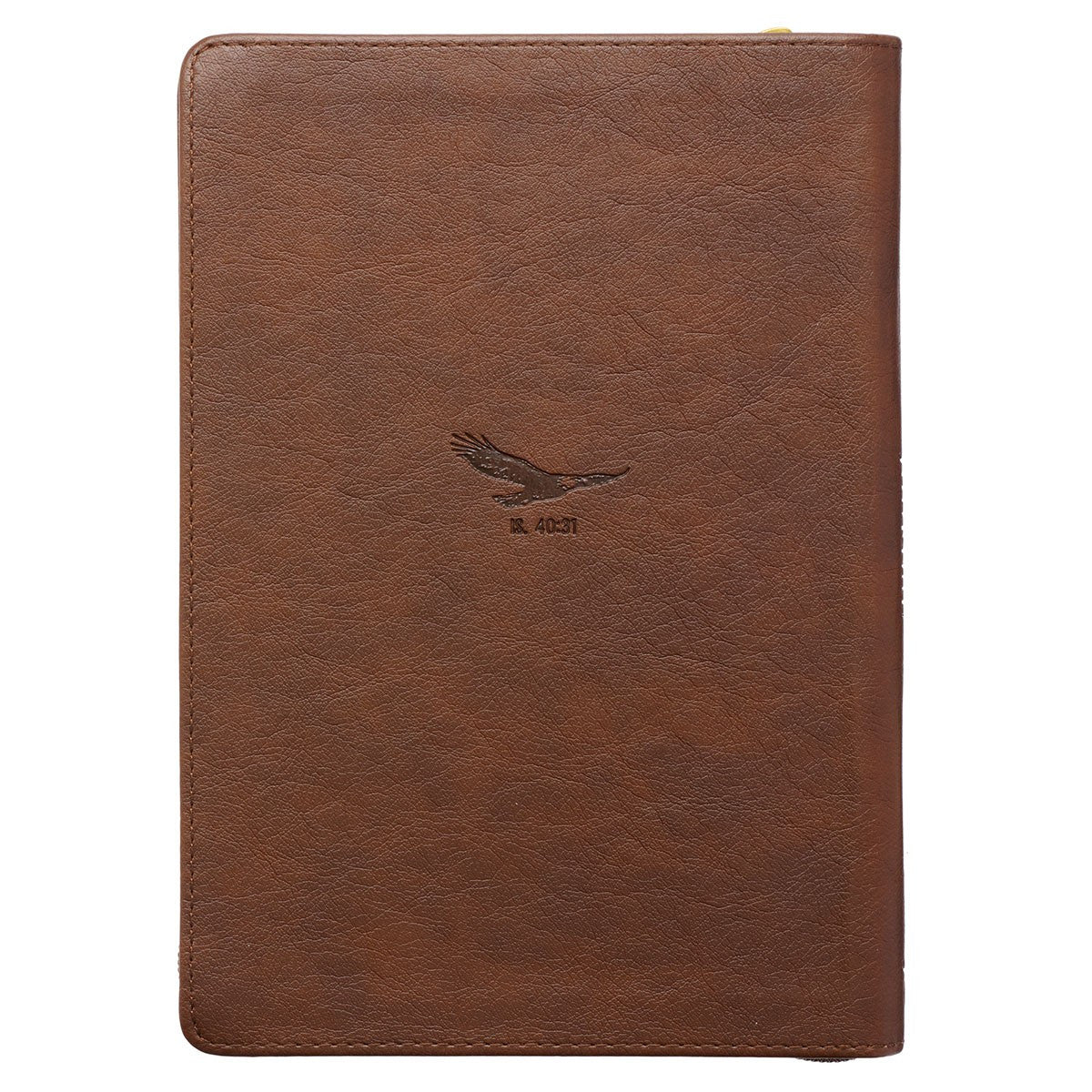 They will Soar on Wings like Eagles Faux Leather Journal with Zipper - Unique Catholic Gifts