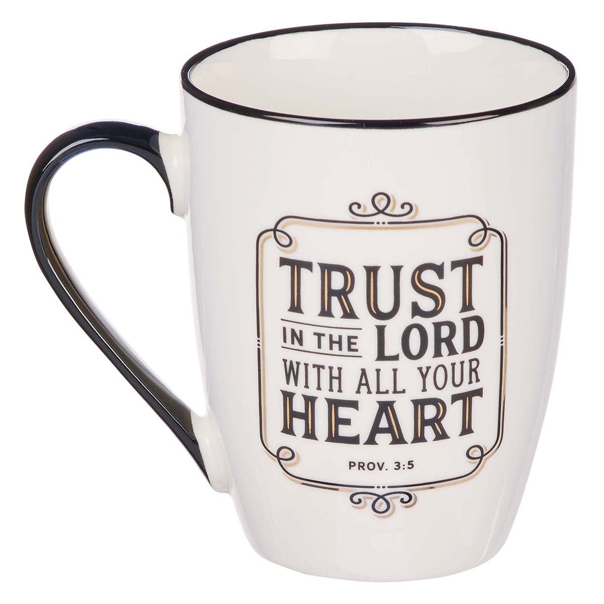 Trust in the Lord with All Your Heart Ceramic Mug – Proverbs 3:5 - Unique Catholic Gifts